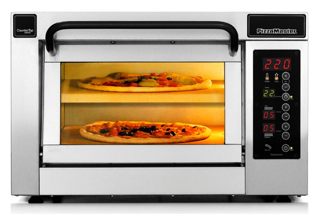 Four à Pizza professionnel CounterTop 1 chambre de cuisson, 2 niveaux