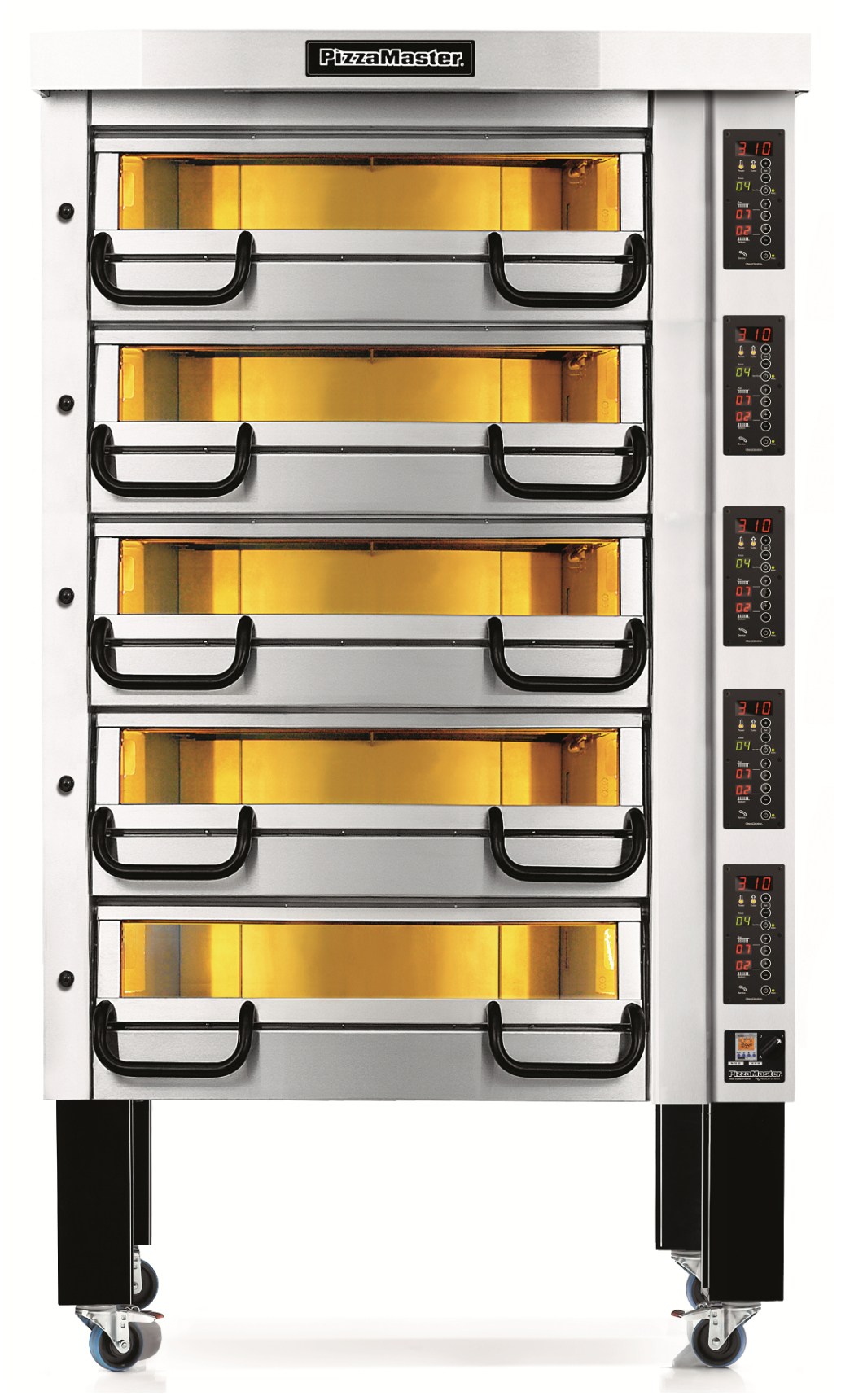 Four à pizza professionnel modulaire 5 chambres de cuisson